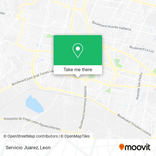 Mapa de Servicio Juarez