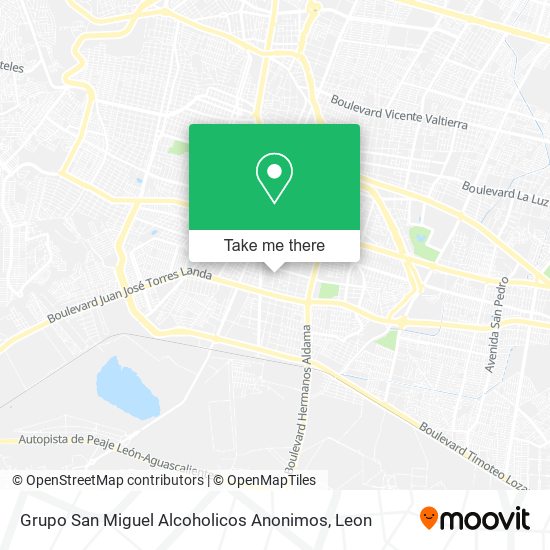 Mapa de Grupo San Miguel Alcoholicos Anonimos