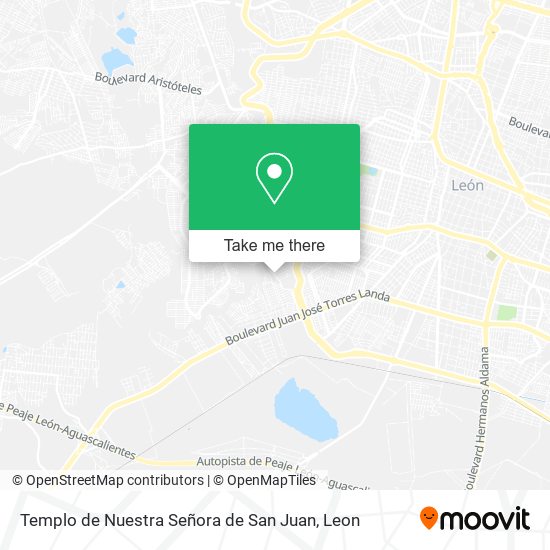 Mapa de Templo de Nuestra Señora de San Juan