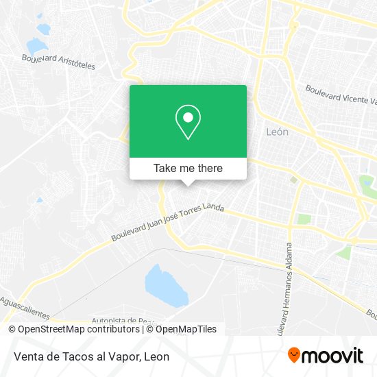 Venta de Tacos al Vapor map