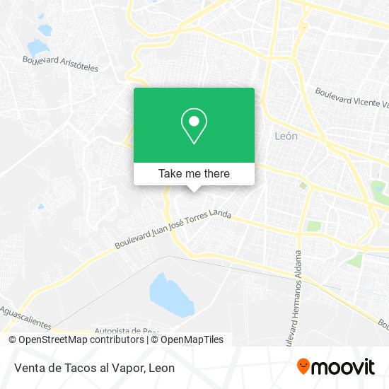 Mapa de Venta de Tacos al Vapor