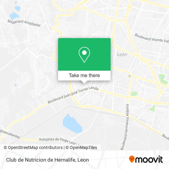 Mapa de Club de Nutricion de Hernalife