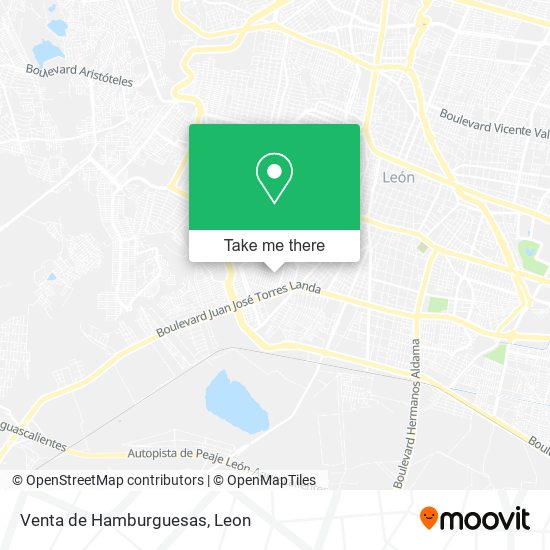 Venta de Hamburguesas map