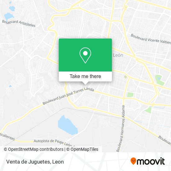 Venta de Juguetes map