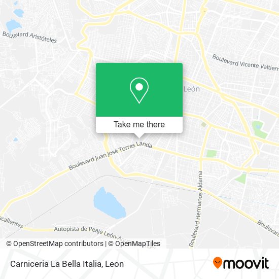 Carniceria La Bella Italia map