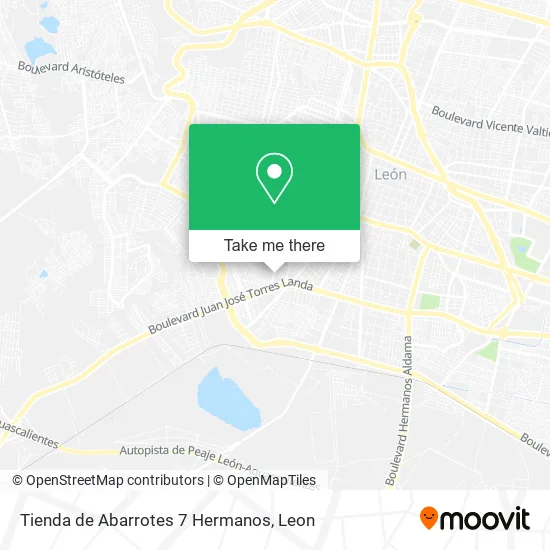 Tienda de Abarrotes 7 Hermanos map