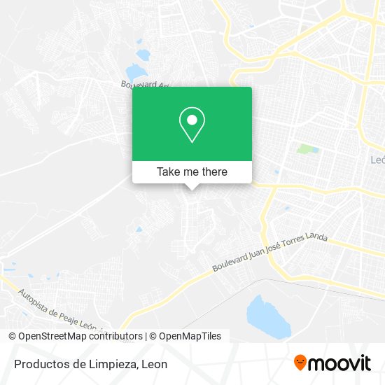 Productos de Limpieza map