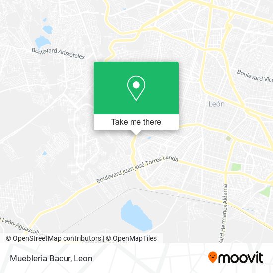 Mapa de Muebleria Bacur