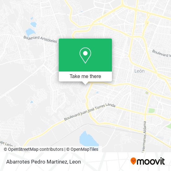 Abarrotes Pedro Martinez map