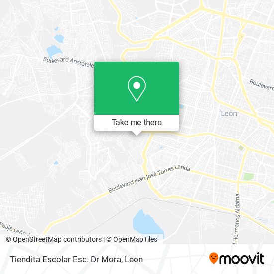 Tiendita Escolar Esc. Dr Mora map