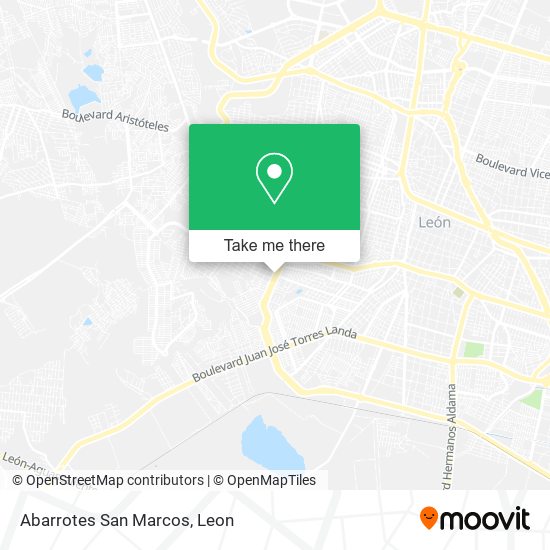 Abarrotes San Marcos map