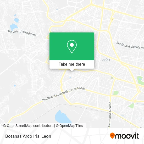 Botanas Arco Iris map