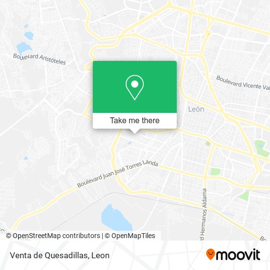 Venta de Quesadillas map