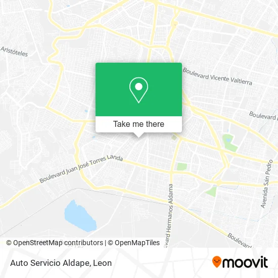 Auto Servicio Aldape map