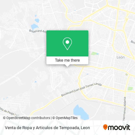 Mapa de Venta de Ropa y Articulos de Tempoada