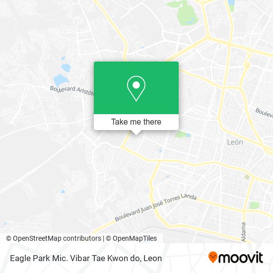 Mapa de Eagle Park Mic. Vibar Tae Kwon do