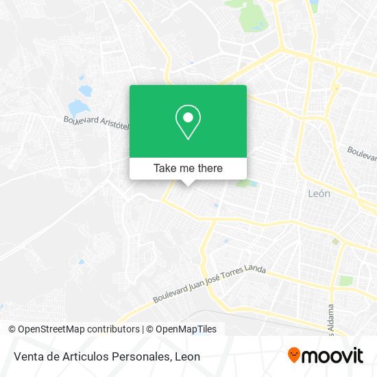 Venta de Articulos Personales map