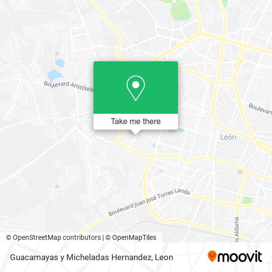 Guacamayas y Micheladas Hernandez map