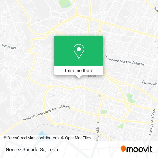 Gomez Sanudo Sc map