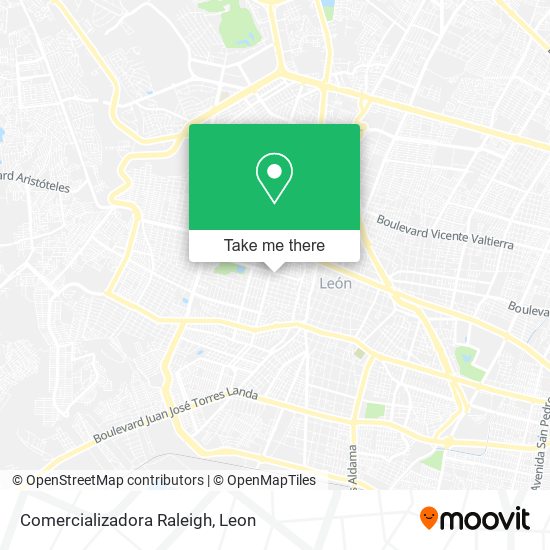 Comercializadora Raleigh map