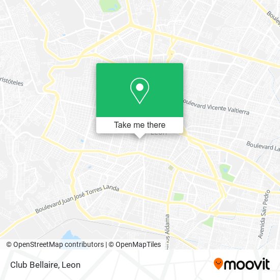 Club Bellaire map