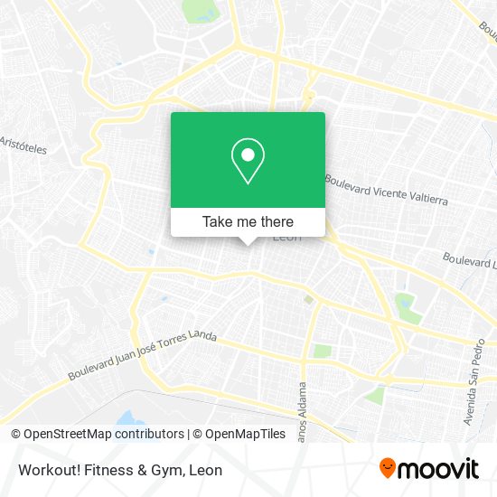Mapa de Workout! Fitness & Gym