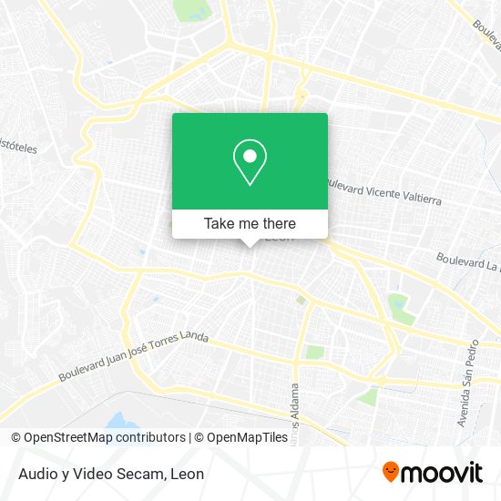 Audio y Video Secam map