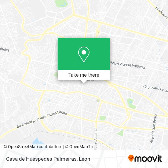 Casa de Huéspedes Palmeiras map