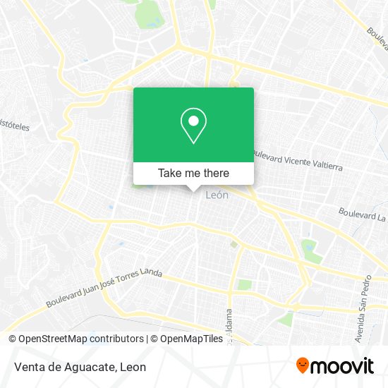 Venta de Aguacate map