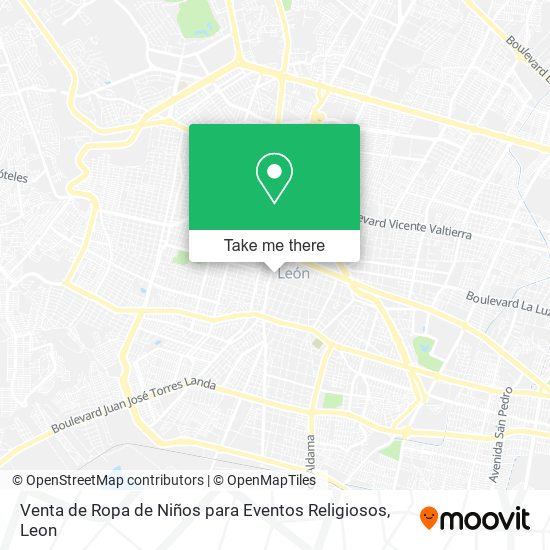 Venta de Ropa de Niños para Eventos Religiosos map