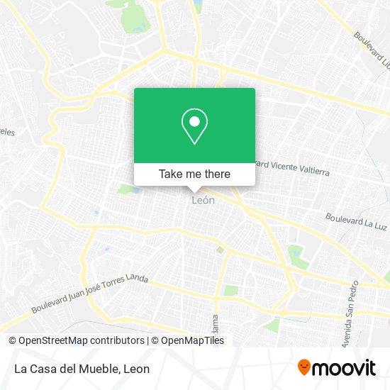 Mapa de La Casa del Mueble