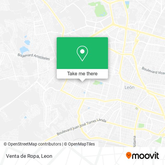 Venta de Ropa map