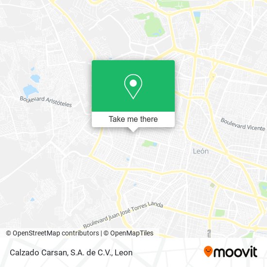 Mapa de Calzado Carsan, S.A. de C.V.