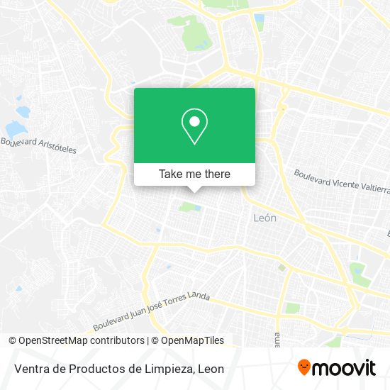 Ventra de Productos de Limpieza map