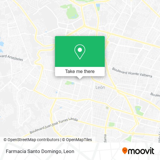 Mapa de Farmacia Santo Domingo