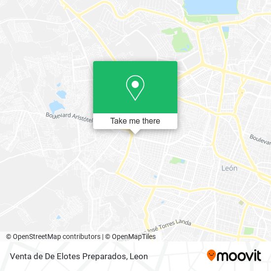 Mapa de Venta de De Elotes Preparados