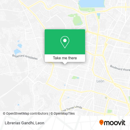 Mapa de Librerías Gandhi