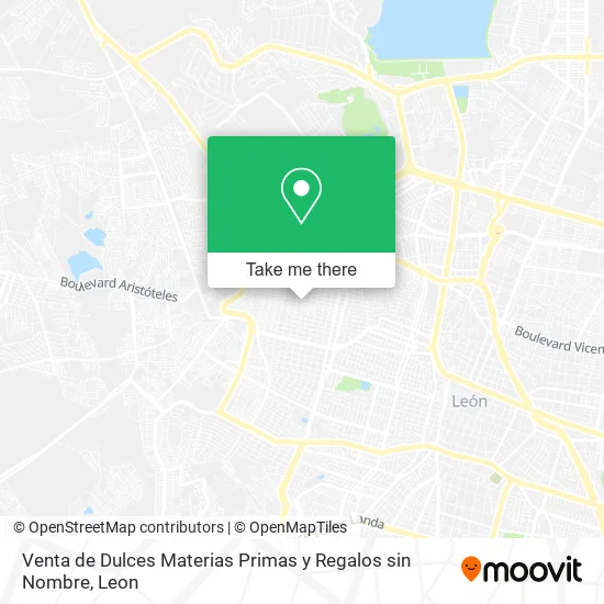 Venta de Dulces Materias Primas y Regalos sin Nombre map