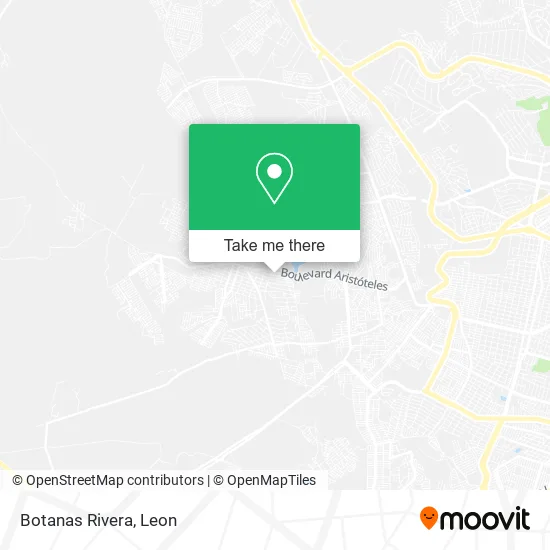Botanas Rivera map