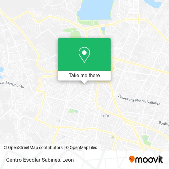 Mapa de Centro Escolar Sabines