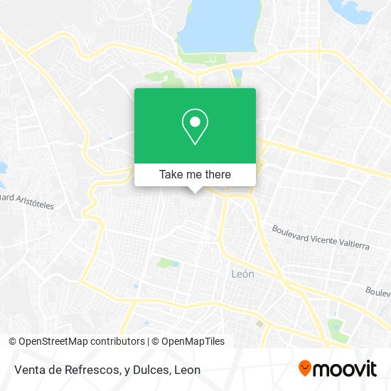 Venta de Refrescos, y Dulces map