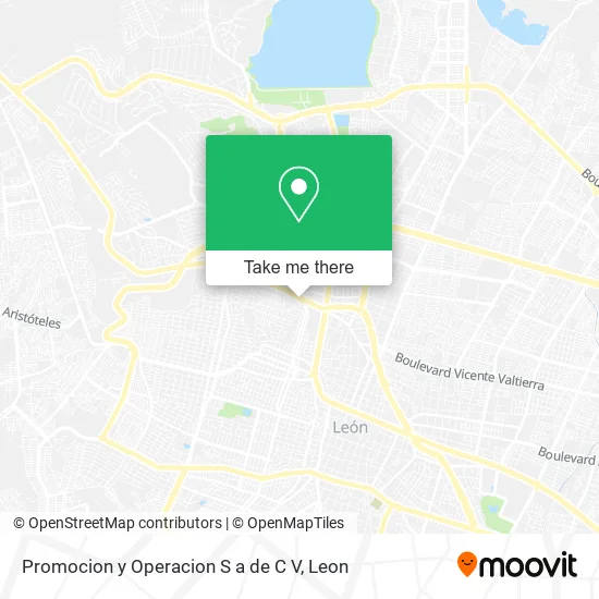 Mapa de Promocion y Operacion S a de C V