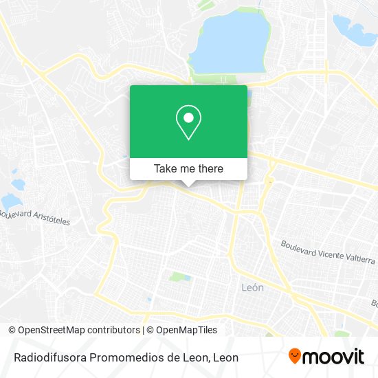 Radiodifusora Promomedios de Leon map