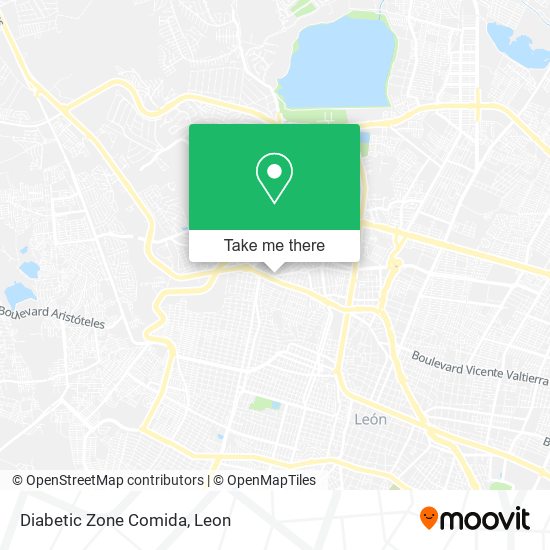Mapa de Diabetic Zone Comida