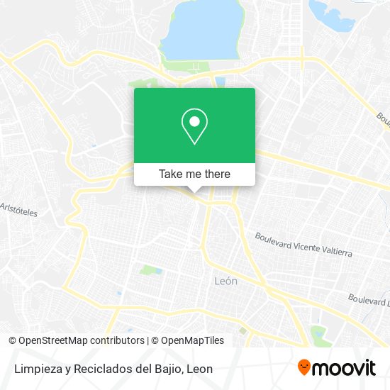 Limpieza y Reciclados del Bajio map