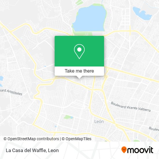 La Casa del Waffle map