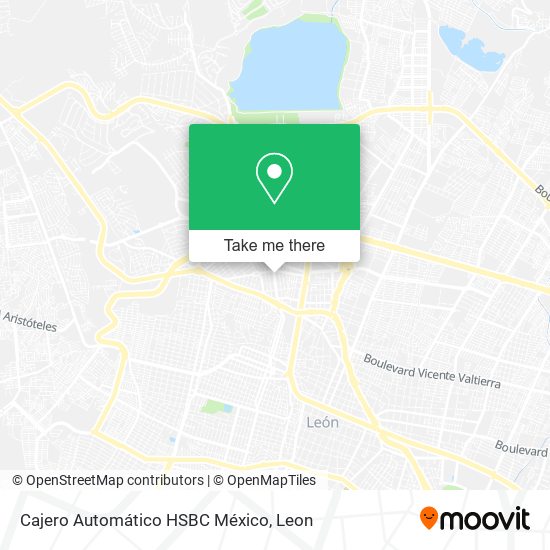 Cajero Automático HSBC México map