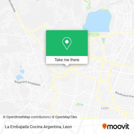La Embajada Cocina Argentina map