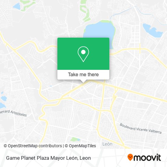 Mapa de Game Planet Plaza Mayor León