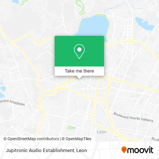 Jupitronic Audio Establishment map